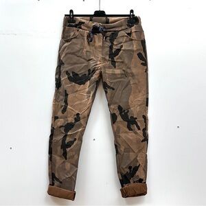 Bella Amore Thick Viscose blend Women's Camouflage Joggers
